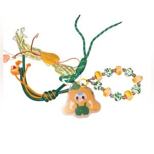 Colorful Bunny keychain - bag charm